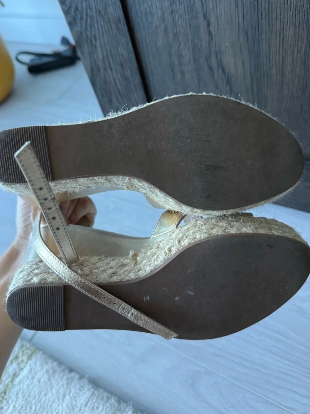 Dune London Gol wedge Espadrille Sandals